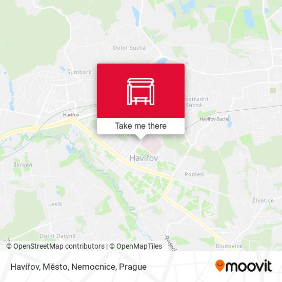Havířov, Město, Nemocnice map