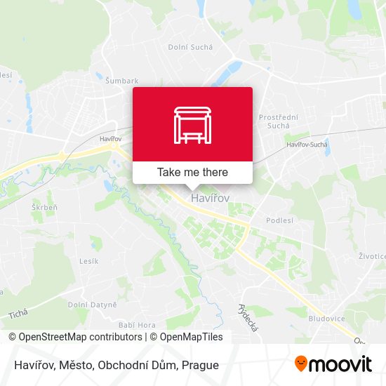 Havířov, Město, Obchodní Dům map