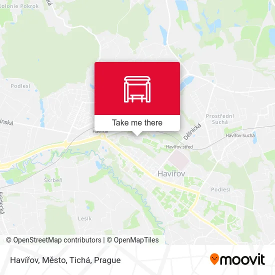 Карта Havířov, Město, Tichá
