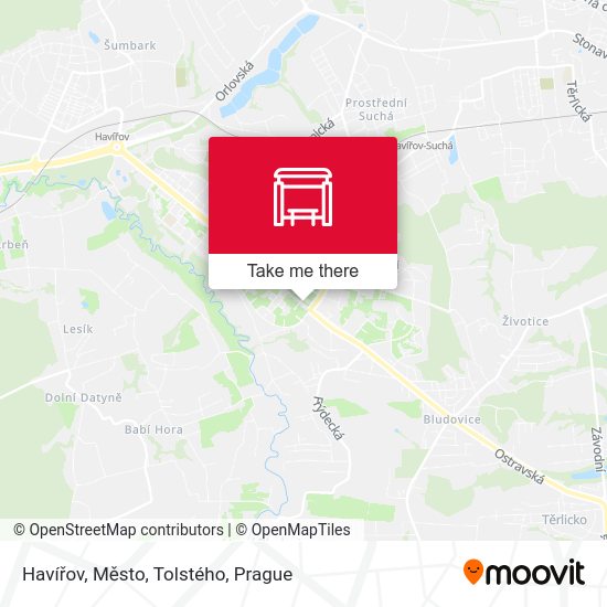 Havířov, Město, Tolstého map