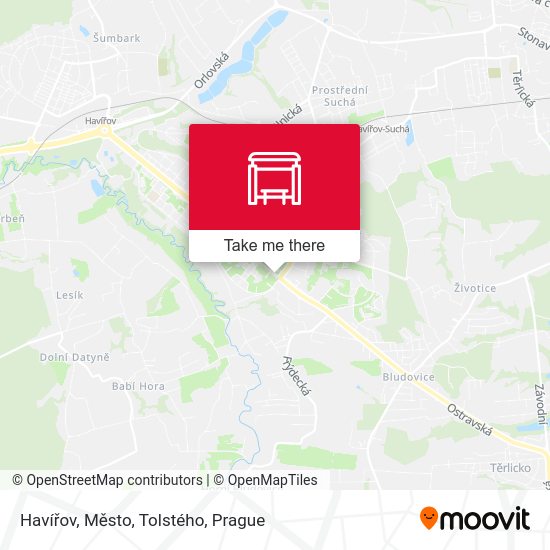 Havířov, Město, Tolstého map