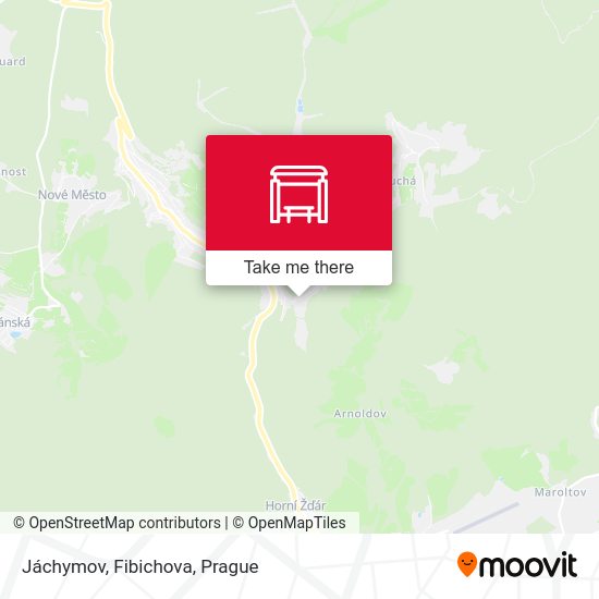 Jáchymov, Fibichova map