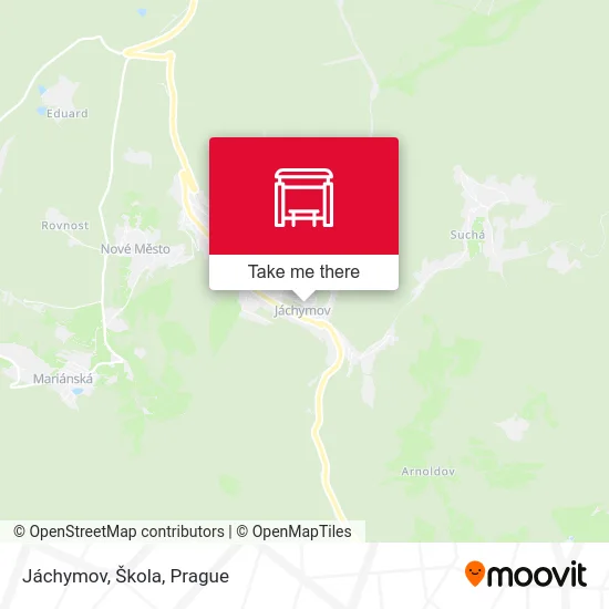 Карта Jáchymov, Škola