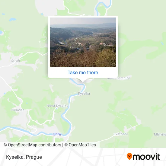 Карта Kyselka