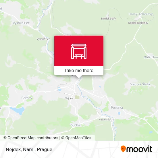 Карта Nejdek, Nám.