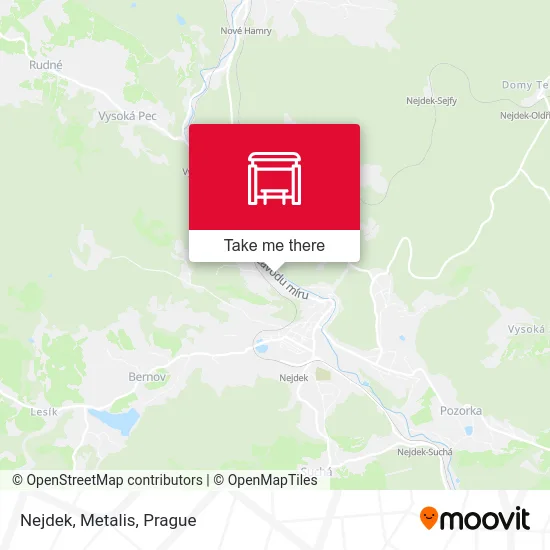 Карта Nejdek, Metalis