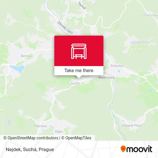 Карта Nejdek, Suchá