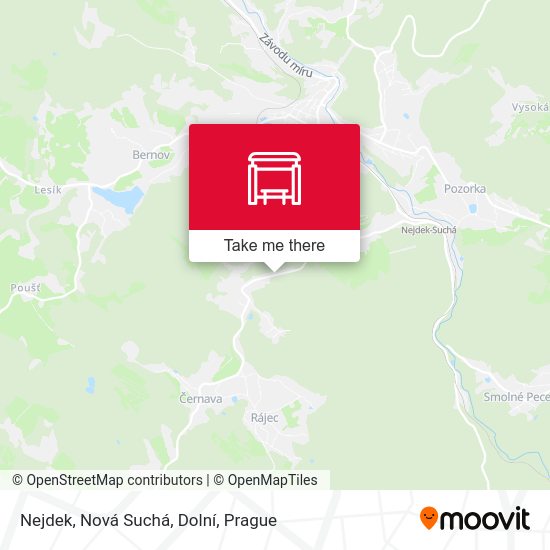 Nejdek, Nová Suchá, Dolní map
