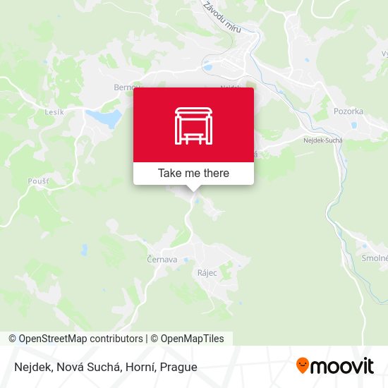 Nejdek, Nová Suchá, Horní map