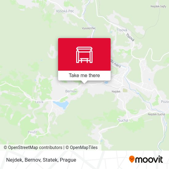 Карта Nejdek, Bernov, Statek