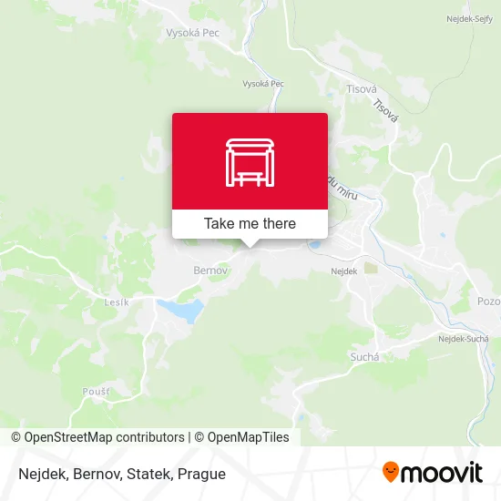 Карта Nejdek, Bernov, Statek