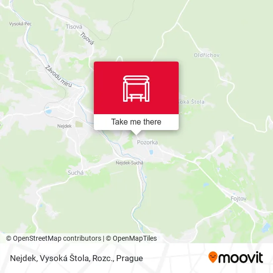 Карта Nejdek, Vysoká Štola, Rozc.