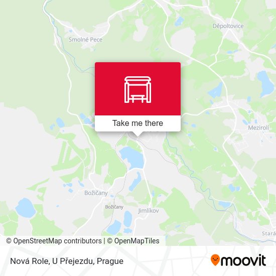 Карта Nová Role, U Přejezdu