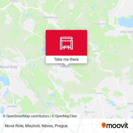 Nová Role, Mezirolí, Náves map