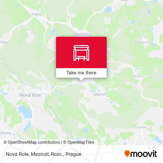 Карта Nová Role, Mezirolí, Rozc.