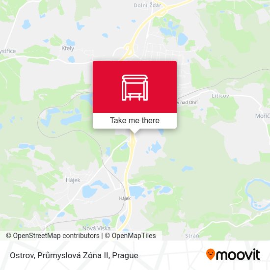 Ostrov, Průmyslová Zóna II map