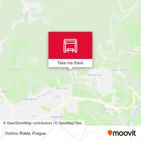 Карта Ostrov, Rokle