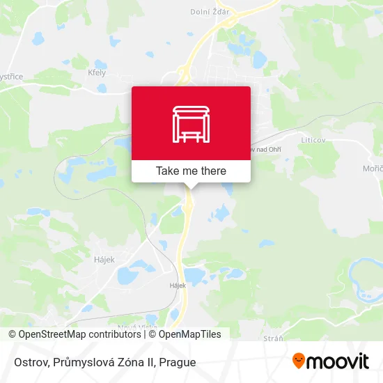 Карта Ostrov, Průmyslová Zóna II