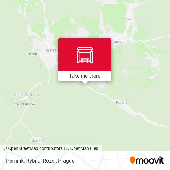 Pernink, Rybná, Rozc. map