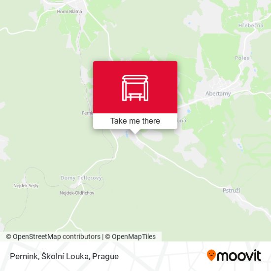 Pernink, Školní Louka map