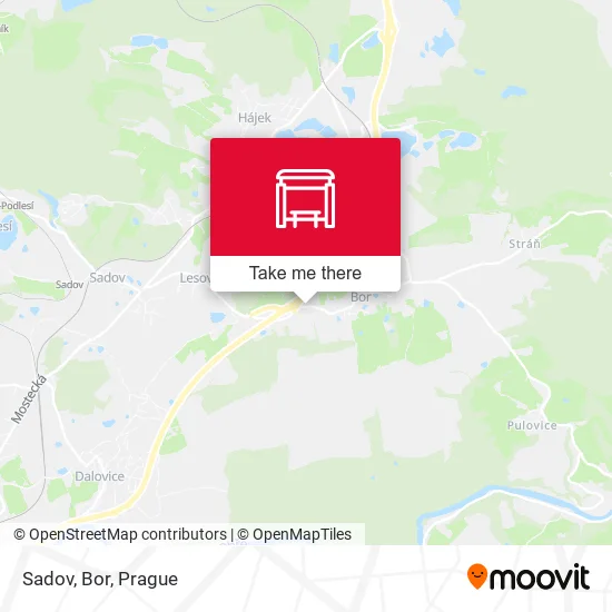 Карта Sadov, Bor