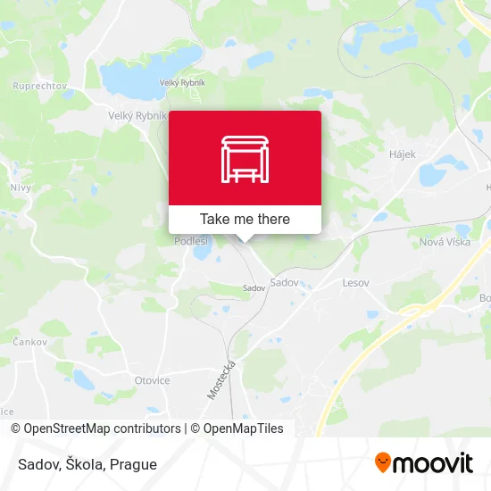 Карта Sadov, Škola