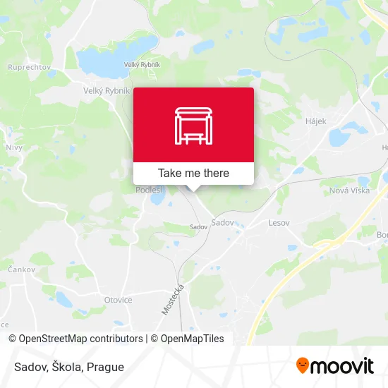 Карта Sadov, Škola
