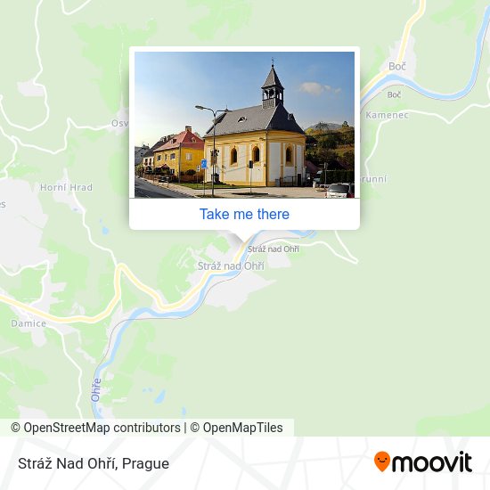 Stráž Nad Ohří map