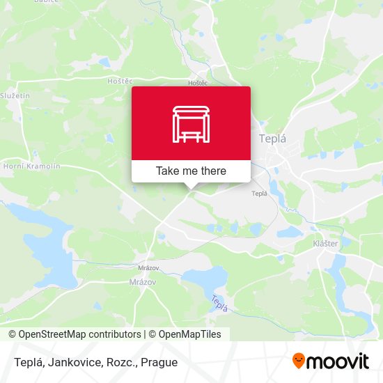Teplá, Jankovice, Rozc. map