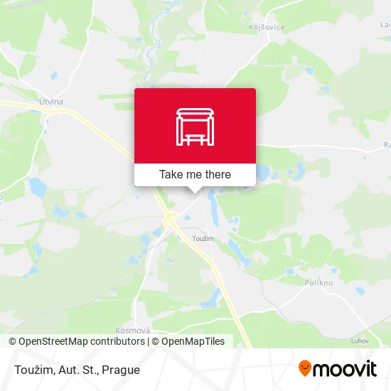 Карта Toužim, Aut. St.