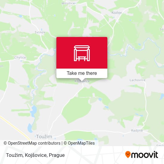 Toužim, Kojšovice map