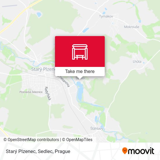 Starý Plzenec, Sedlec map