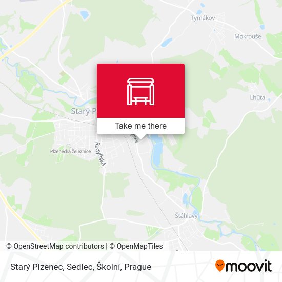 Starý Plzenec, Sedlec, Školní map