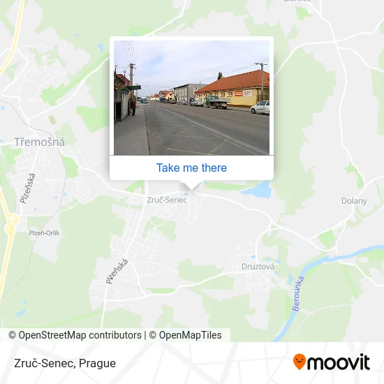 Карта Zruč-Senec