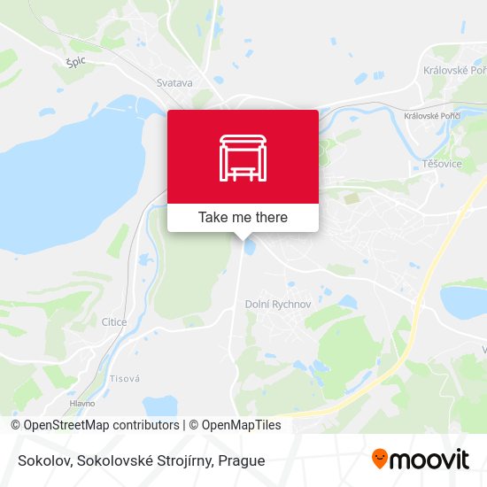 Sokolov, Sokolovské Strojírny map