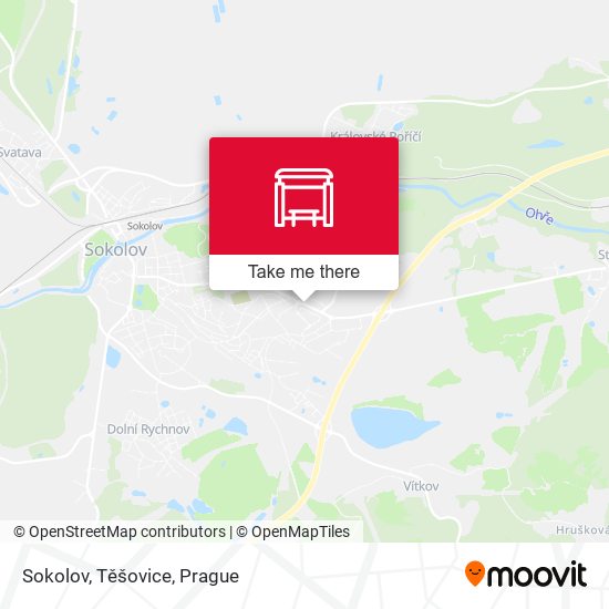 Карта Sokolov, Těšovice