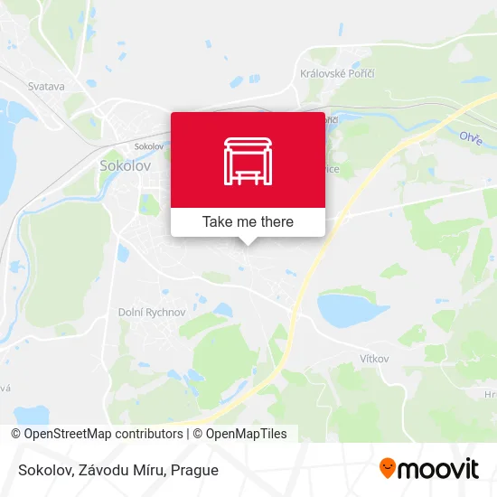 Карта Sokolov, Závodu Míru