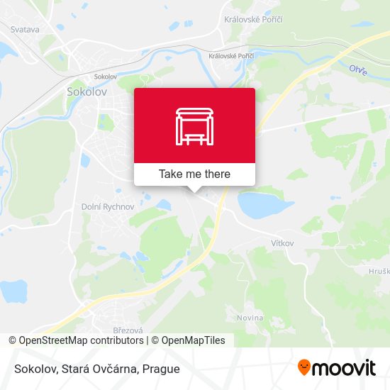 Карта Sokolov, Stará Ovčárna
