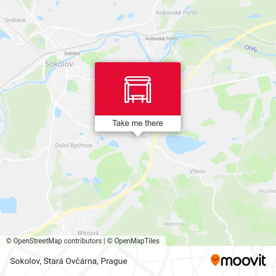 Карта Sokolov, Stará Ovčárna