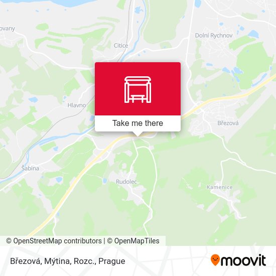 Březová, Mýtina, Rozc. map