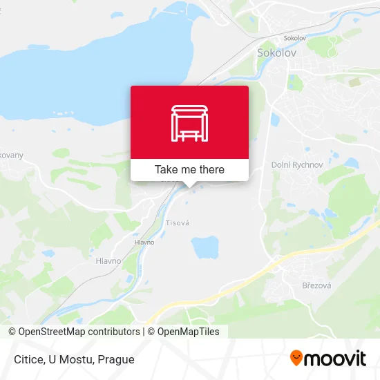 Citice, U Mostu map