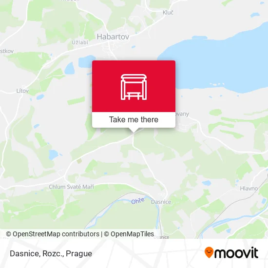 Dasnice, Rozc. map