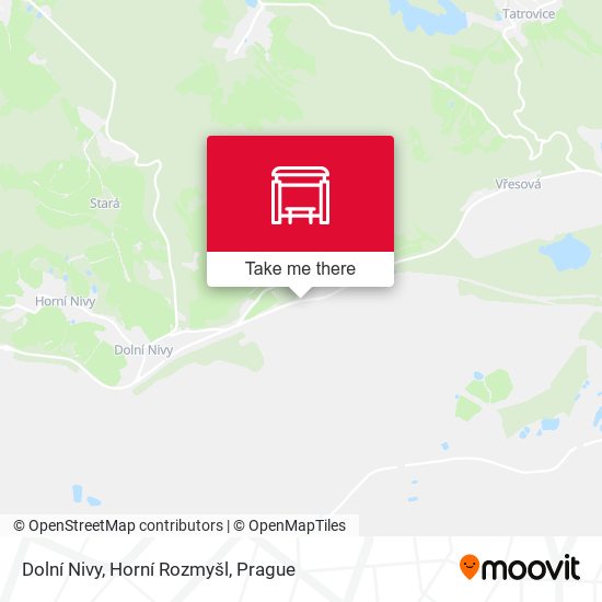 Dolní Nivy, Horní Rozmyšl map