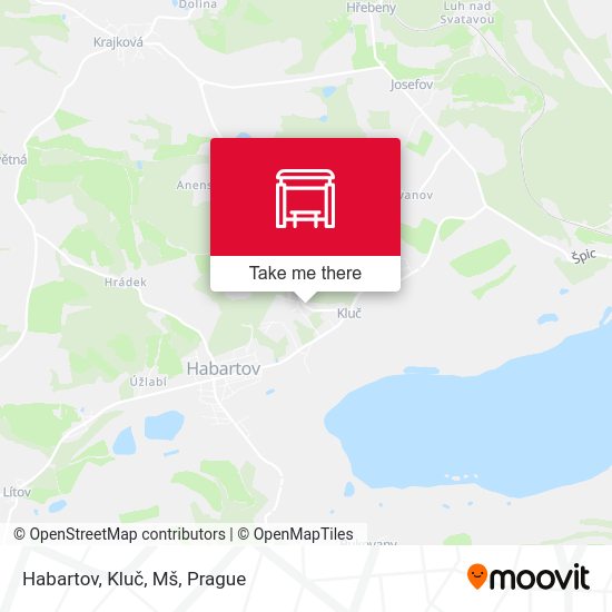 Habartov, Kluč, Mš map