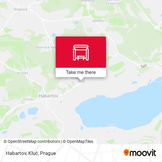 Карта Habartov, Kluč