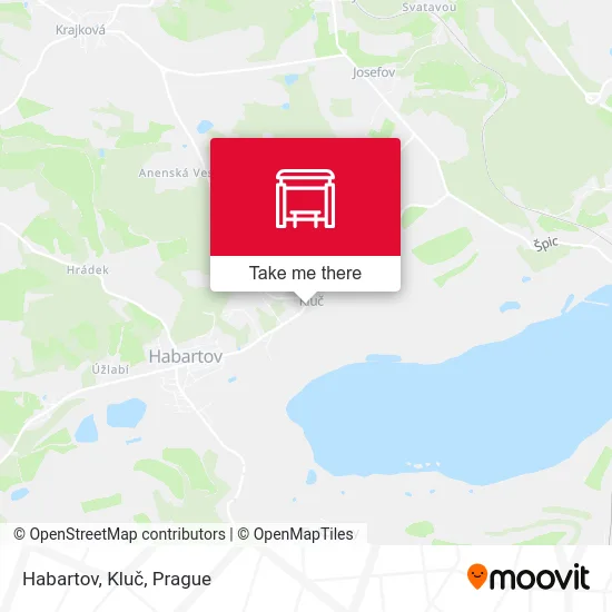 Карта Habartov, Kluč