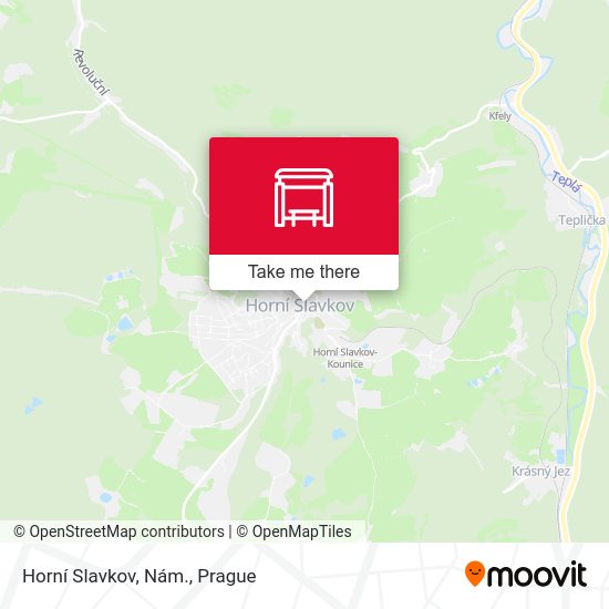 Horní Slavkov, Nám. map