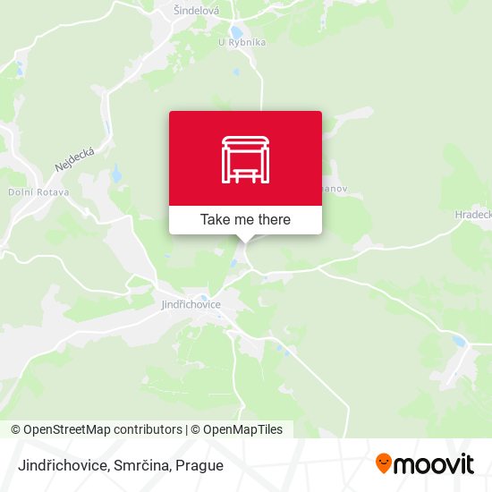 Jindřichovice, Smrčina map