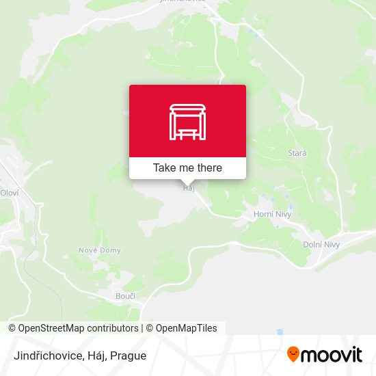 Jindřichovice, Háj map
