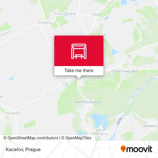 Карта Kaceřov